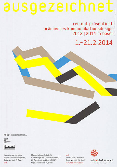 Ausgezeichnet, Red Dot präsentiert prämiertes Kommunikationsdesign 2013/2014 in Basel