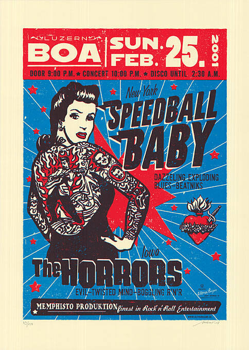 Speedball Baby, The Horrors, Boa, Luzern