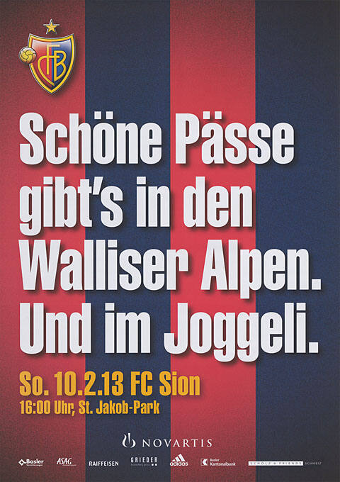 Schöne Pässe gibt’s in den Walliser Alpen. Und im Joggeli. FCB