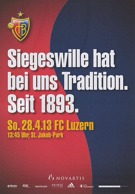 Siegeswille hat bei uns Tradition. Seit 1893. FCB