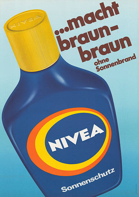 Nivea Sonnenschutz, …macht braun-braun, ohne Sonnenbrand