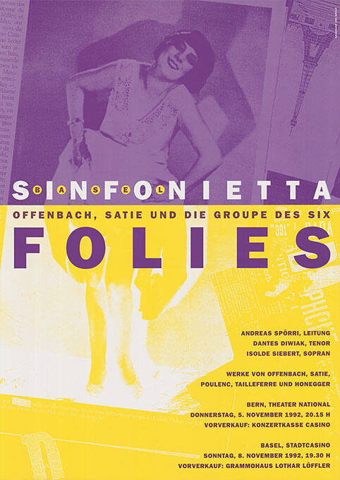 Folies, Offenbach, Satie und die Groupe des Six, Basel Sinfonietta