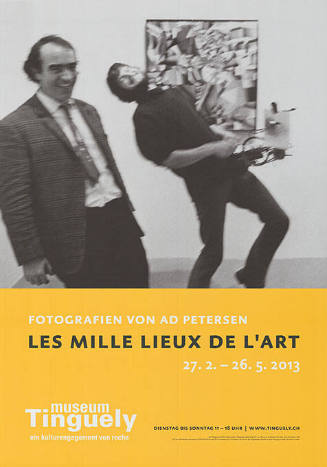 Fotografien von Ad Petersen, Les mille lieux de l’art, Museum Tinguely, Basel