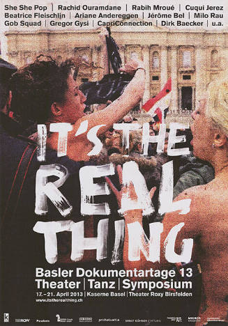 It’s the real thing, Basler Dokumentartage 13, Kaserne Basel, Theater Roxy Birsfelden