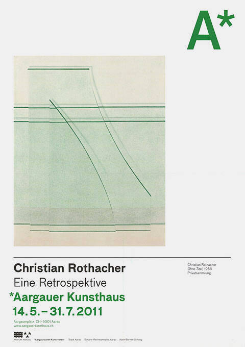 Christian Rothacher, Eine Retrospektive, *Aargauer Kunsthaus