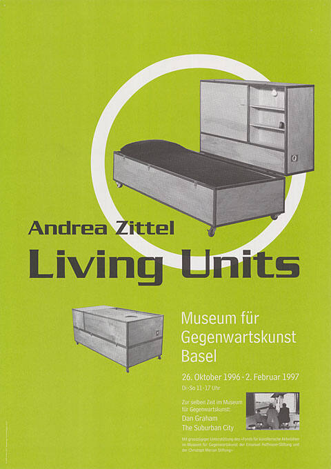 Andrea Zittel, Linving Units, Museum für Gegenwartskunst Basel