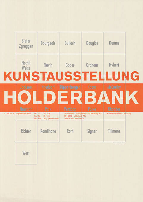 Kunstausstellung Holderbank