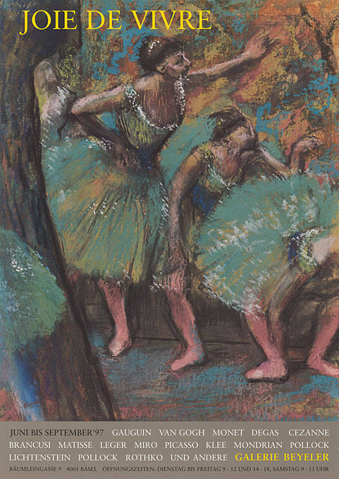 Joie de Vivre, Galerie Beyeler