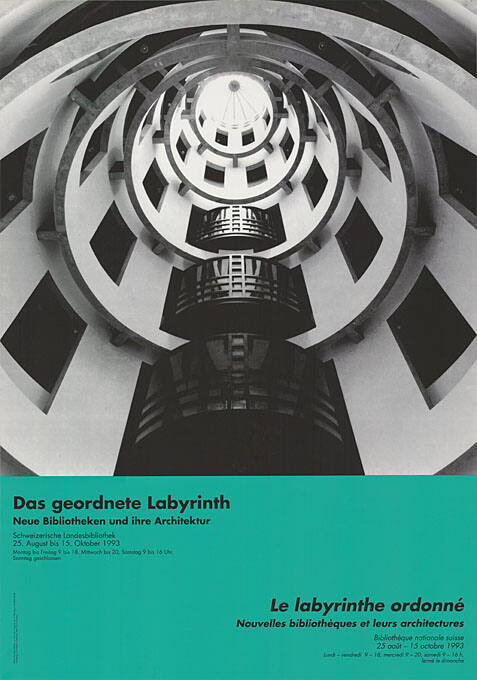 Das geordnete Labyrinth, Neue Bibliotheken und ihre Architektur, Schweizerische Landesbibliothek