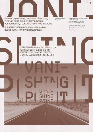 Vanishing Point. Ausstellungsraum Klingental