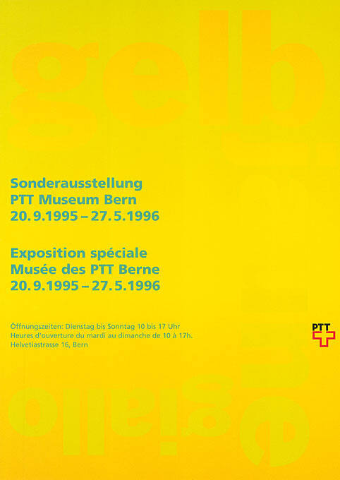 Gelb jaune giallo, PTT Museum Bern