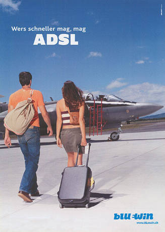 Wers schnell mag, mag ADSL, Bluewin