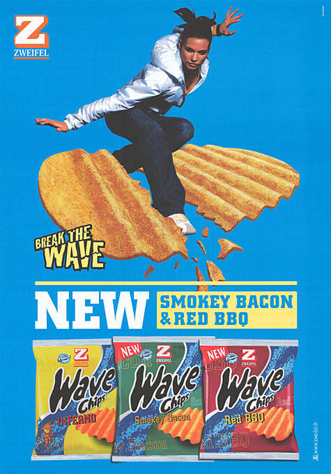 Zweifel, Break the Wave, New, Smokey Bacon & Red BBQ