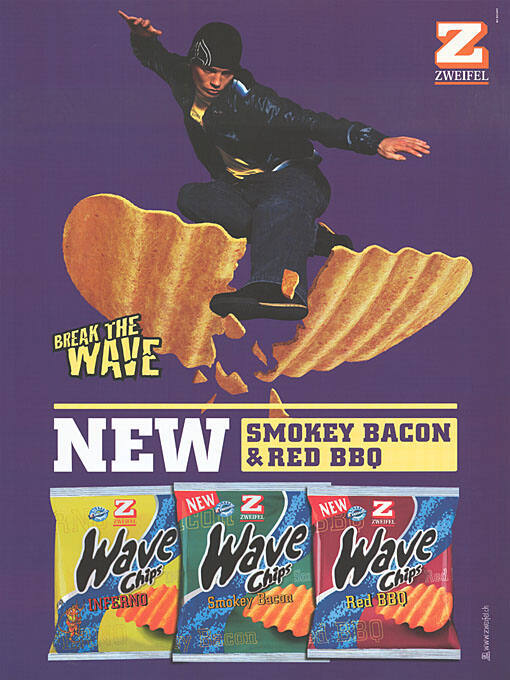 Zweifel, Break the Wave, New, Smokey Bacon & Red BBQ