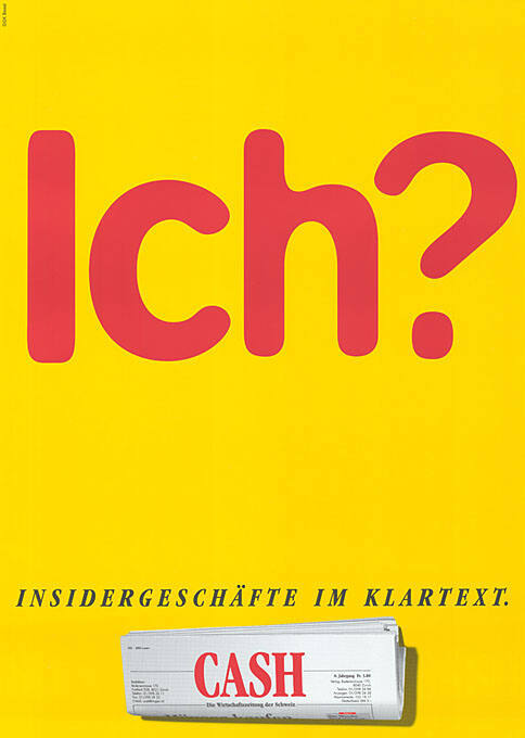 Ich? Insidergeschäfte im Klartext. Cash