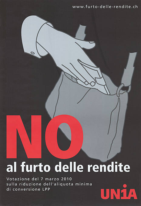 No al furto delle rendite, Unia