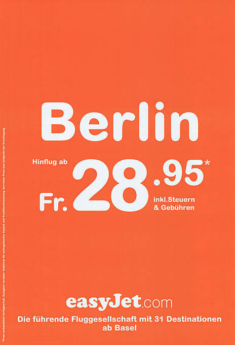 Berlin, Fr. 28.95, easyJet.com