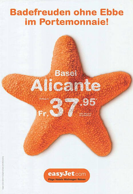 Badefreuden ohne Ebbe im Portemonnaie! Basel, Alicante, Fr. 37.95, easyJet.com