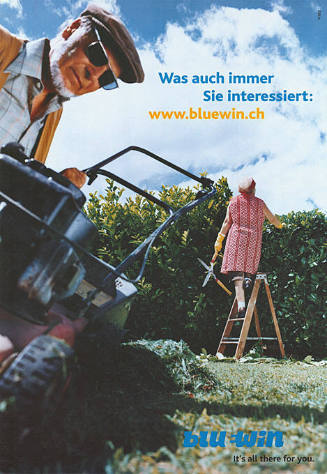 Was auch immer Sie interessiert: www.bluewin.ch, Bluewin