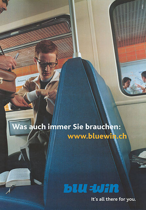 Was auch immer Sie brauchen: www.bluewin.ch, Bluewin