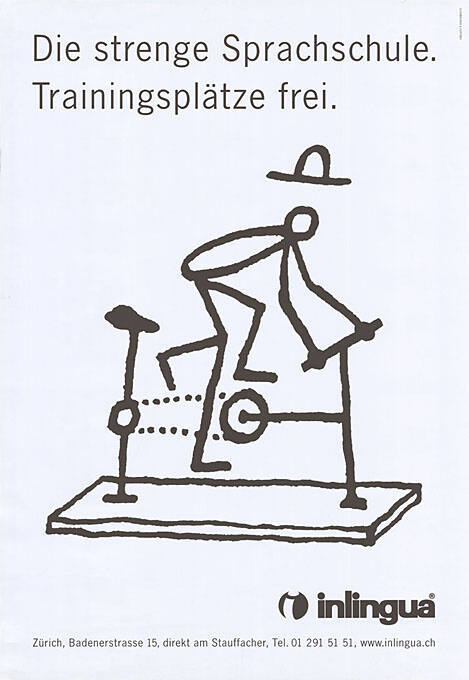 Die strenge Sprachschule. Trainingsplätze frei. Inlingua