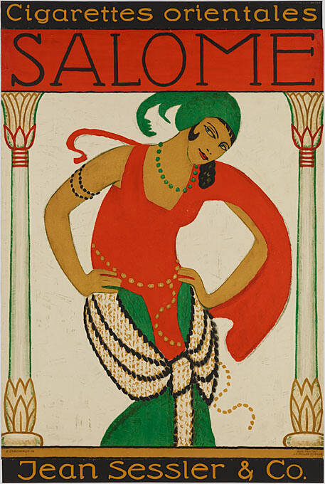 Salome, Cigarettes orientales, Jean Sessler & Co.