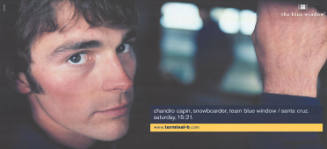 Chandro Capin, Snowboarder, Team Blue Window / Santa Cruz. The Blue Window