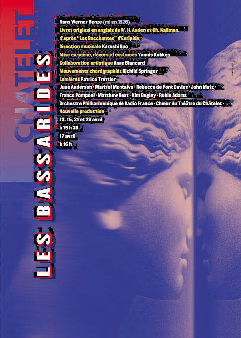 Les Bassarides, Hans Werner Henze, Châtelet