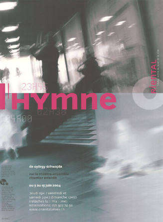 L’Hymne, György Schwajda, Théâtre-Ensemble Chantier Interdit, Oriental Vevey