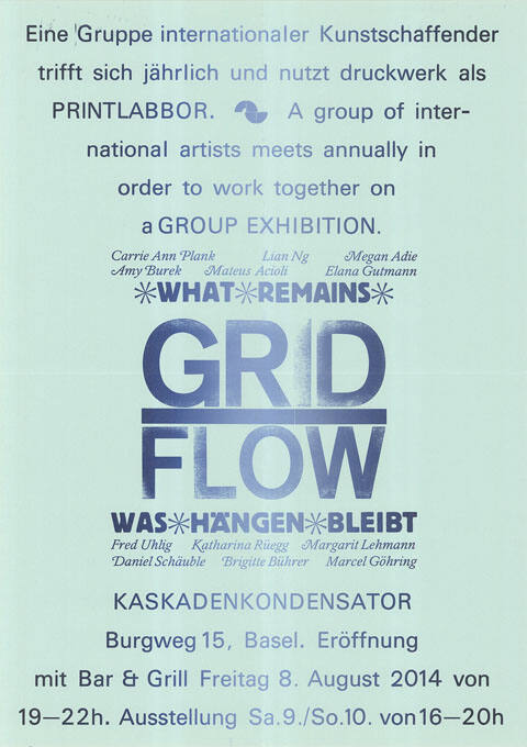 Grid Flow, Was hängen bleibt, Kaskadenkondesator