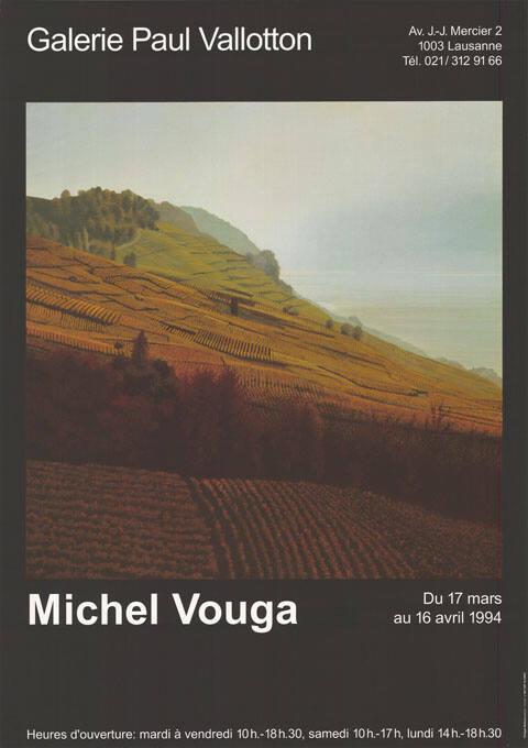 Michel Vouga, Galerie Paul Vallotton