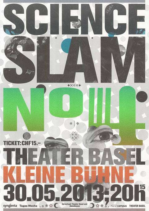 Science Slam No 2, Theater Basel, Kleine Bühne, Uni Basel, Fachhochschule Nordwestschweiz