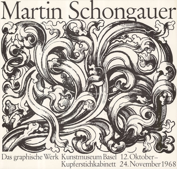 Martin Schongauer, Das graphische Werk, Kunstmuseum Basel, Kupferstichkabinett