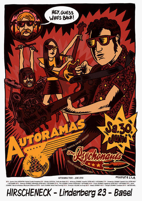 Autoramas, The Psychonauts, Hirscheneck, Basel