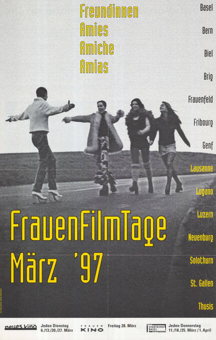 Freundinnen, Frauenfilmtage, Neues Kino, Frauenkino, Stadtkino Basel