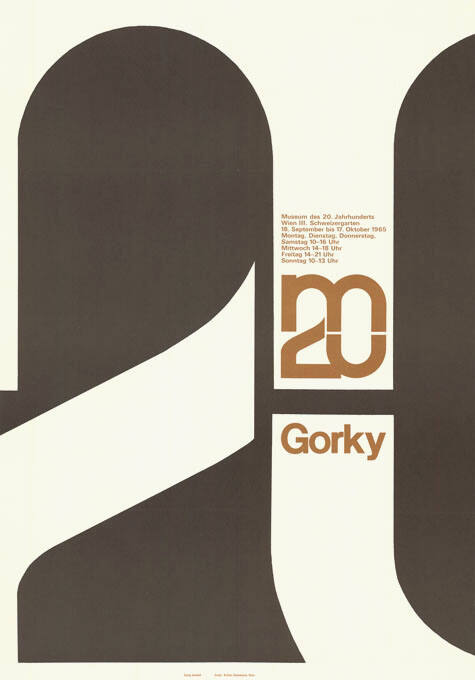 Gorky, Museum des 20. Jahrhunderts, Wien