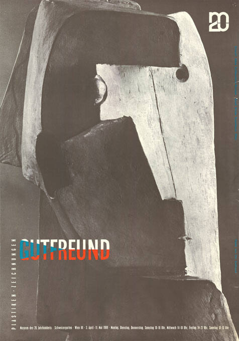 Gutfreund, Plastiken, Zeichnungen, Museum des 20. Jahrhunderts, Wien
