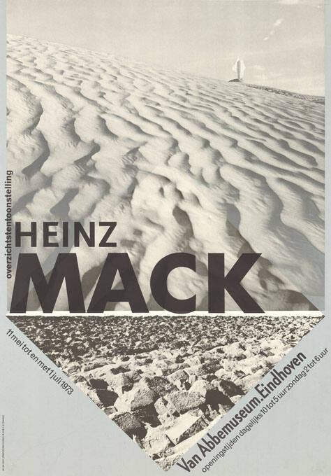 Heinz Mack, Overzichtstentoonstelling, Van Abbemuseum, Eindhoven