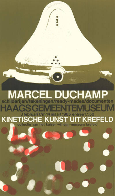 Marcel Duchamp, Kinetische Kunst uit Krefeld, Gemeentemuseum, Den Haag