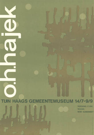 O. H. Hajek, Tuin Haags Gemeentemuseum