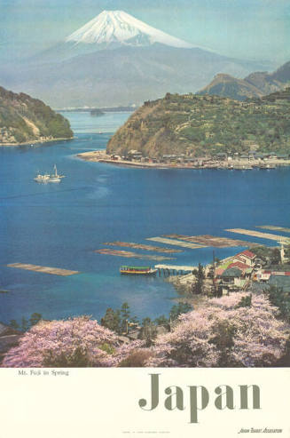 Japan, Mt. Fuji in Spring