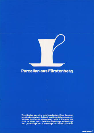 Porzellan aus Fürstenberg, Eine Ausstellung im Deutschen Schloss- und Beschlägemuseum, Velbert