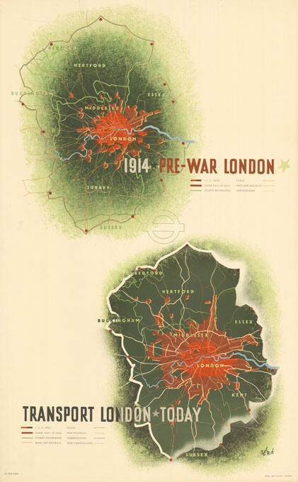 1914 Pre-War London, Transport London Today