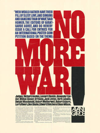 No more war!