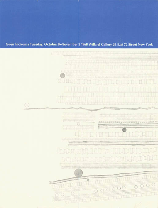 Guén Inokuma, Willard Gallery, New York