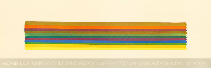 Morris Louis, Paintings of the spring 1962, Andre Emmerich, New York