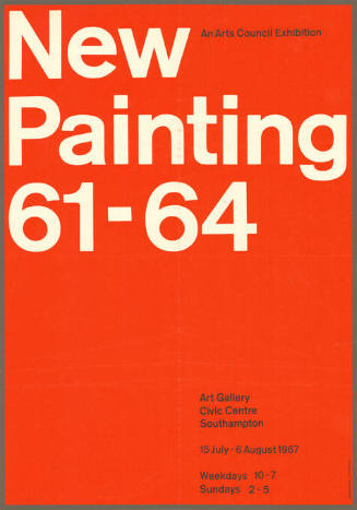 New Painting 61–64, Art Gallery Civic Centre, Southampton