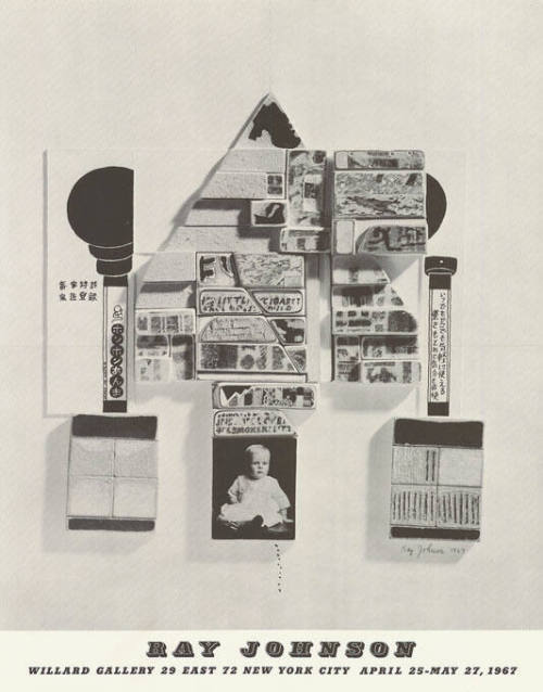 Ray Johnson, Willard Gallery, New York City