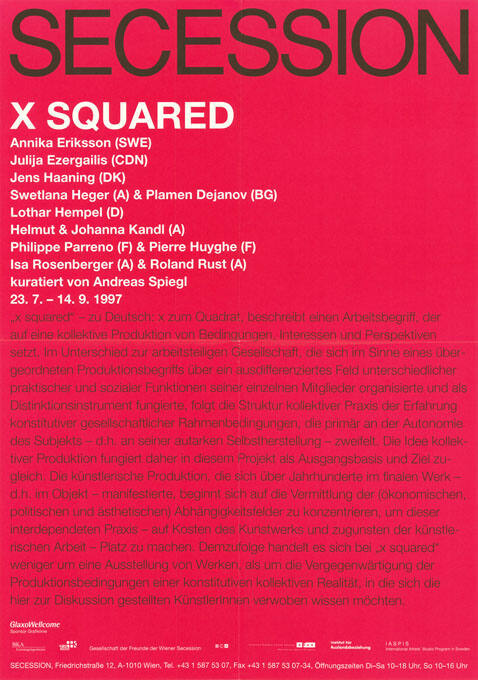 X Squared, Secession