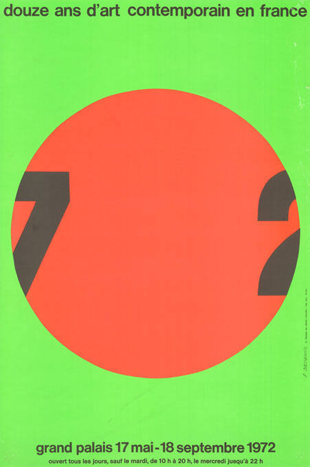 Douze ans d’art contemporain en France, Grand Palais